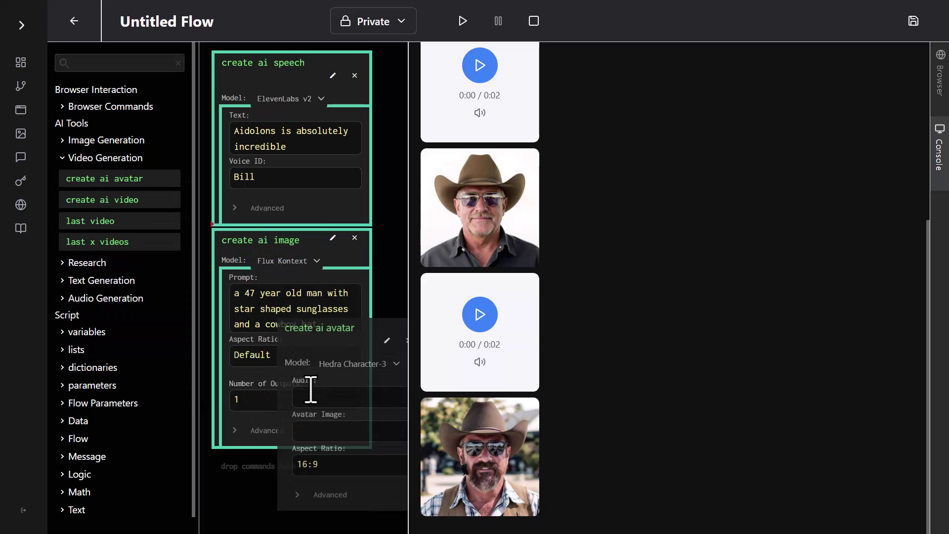 Avatar Generation Interface